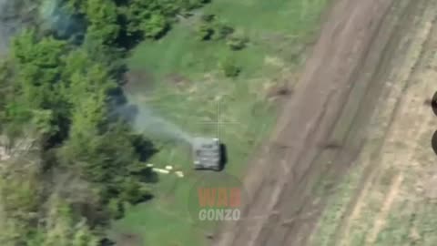 M113 full of Ukrainian troops is hit multiple times by arty and hand thrown grenades