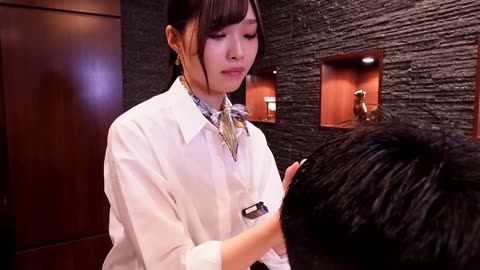 ASMR | Relaxing Barbershop in Ginza, Tokyo | Haircut, Massage, HeadSpa, Shave