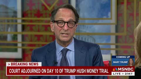 Andrew Weissmann says Trump's lawyer gave the judge a "tell"