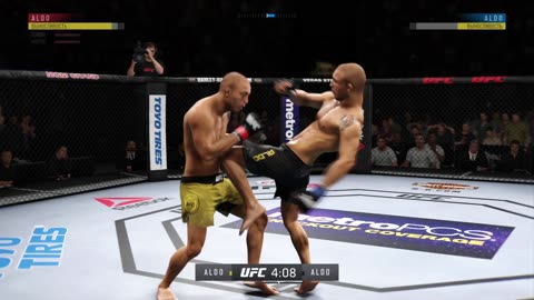 PS4 bot Jose Aldo vs user Jose Aldo