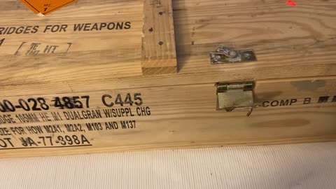 105 mm ammo crate