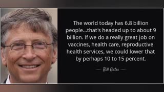 Bill Gates Population Control