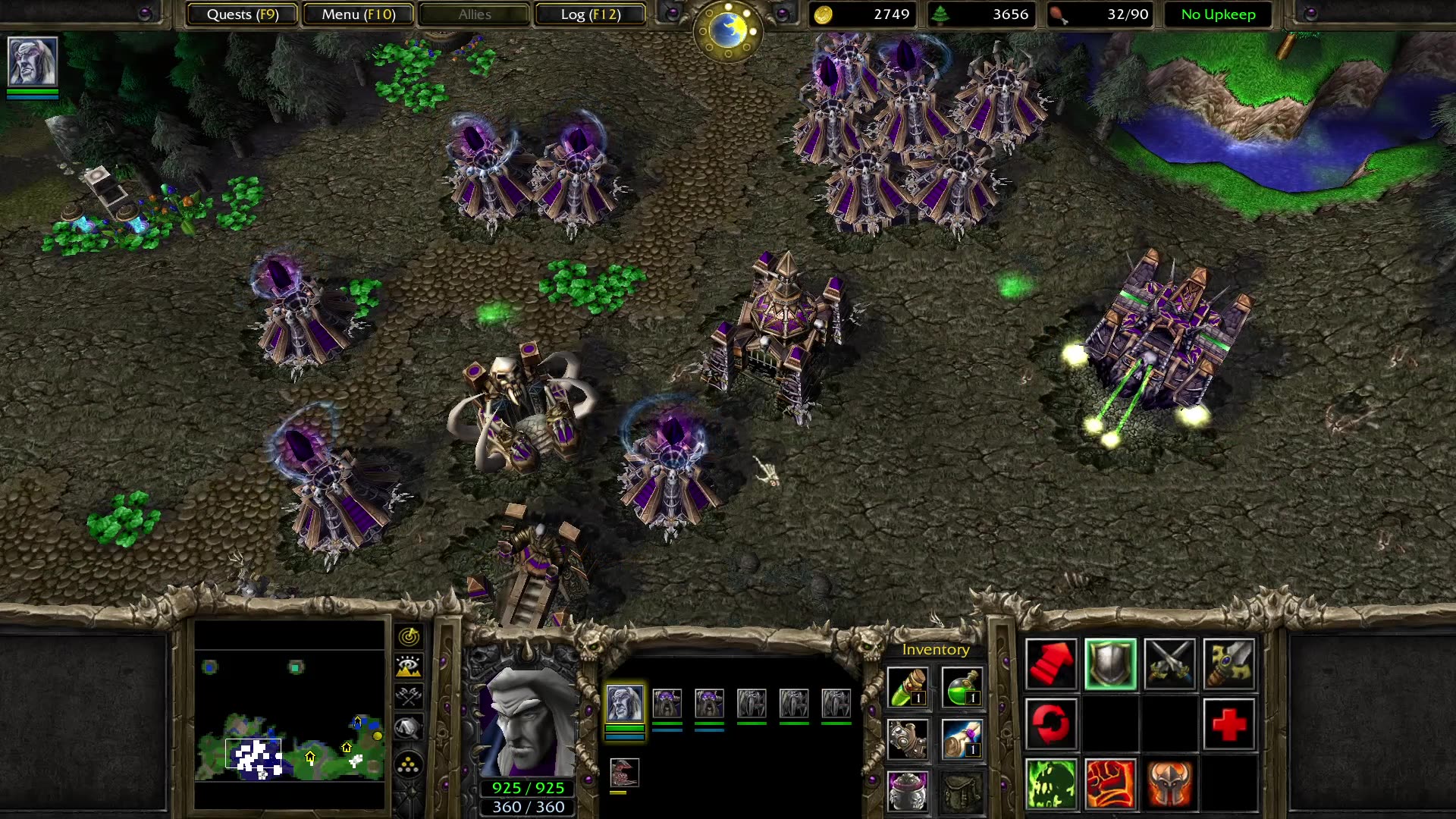 warcraft 3 p5 - direct mastery over summoning skeletons makes this much ...