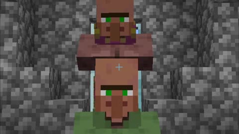 goofy sus villagers in minecraft 😳🥵💀