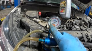 2014 Chevy Traverse water pump replacement part 7