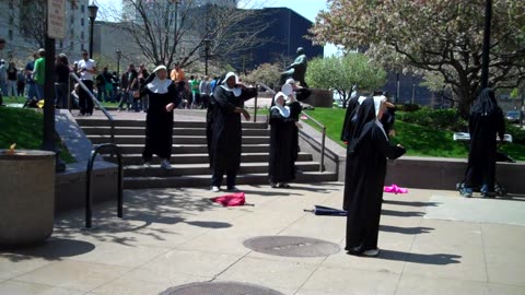 Nuns do a Pro-weed show in Cleveland Ohio