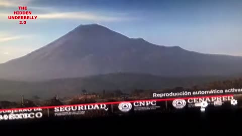 UFO Spotted On Web-Cam Near Colima Volcano In Mexico