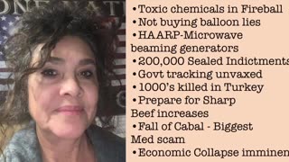 2-6-23 Toxic Chem Fireball,govt tracking unjabbed, sharp beef increases imminent! The Public Servants – 200,000 Federal Indictments of the Swamp – The List is Astounding! BREAKING! Obama’s Intel Chief PANICS - Sells Out Obama on Live TV