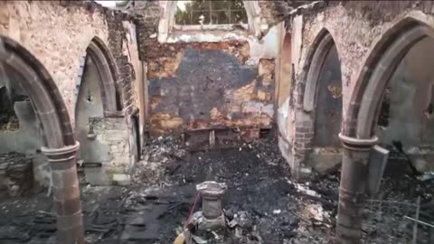 Yet another church burnt to the ground, this time in Bringolo France