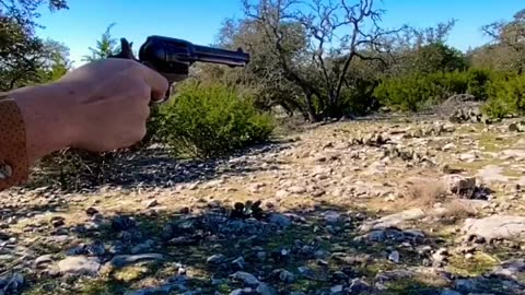 Black Powder slow motion (Colt Frontier Six Shooter)🤠🔫#shorts