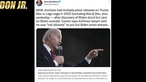The UNREAL Double Standard On The Biden Classified Documents Case