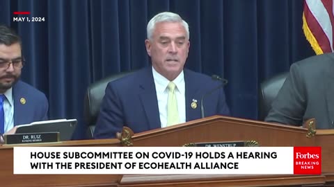 COVID ORIGIN 'Facts Are Facts' Wenstrup Accuses EcoHealth Alliance President