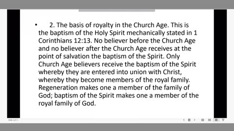 Doctrine of the Royal Family- Pastor Brad West