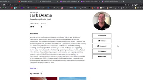 INSTRUCTOR Jack Bosma Course Content Creator Coach