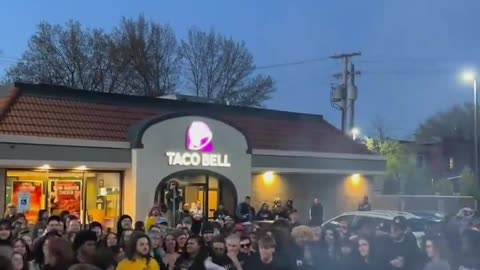 Is it punk rock to have your concert outside a Taco Bell?