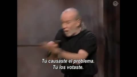 YO NO VOTO. George Carlin.