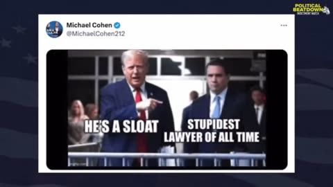 Michael Cohen calls Trump's attorney Todd Blanche a "meandering moron"