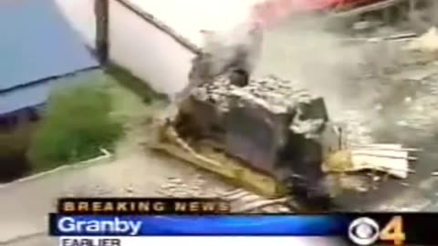 Insane footage from 2004 captures Marvin Heemeyer's destructive rampage in Granby, Colorado