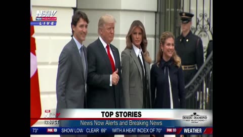 Canadian President justin trudeau Tries To Get Fresh With Melania
