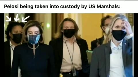 U S Marshals arresting Nancy Pelosi in D.C.
