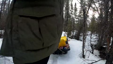 Bushcraft Survival Shelter - No Tent No Sleeping Bag Winter Camping