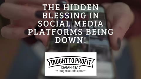 The Hidden Blessing In Social Media Platforms Being Down! Facebook, Instagram, And Whatsapp Outage!