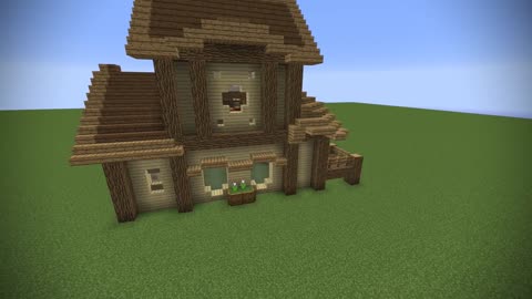 Quick Wooden Minecraft House!