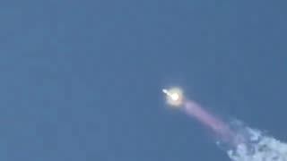 VIDEO OF A ROCKET HITTING THE FIRMAMENT