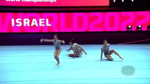 Israel (ISR) - 2022 Acrobatic Worlds, Baku (AZE) - Balance Qualification Women's Group