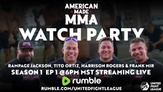 WATCH PARTY with RAMPAGE JACKSON, FRANK MIR, TITO ORTIZ, and HARRISON ROGERS