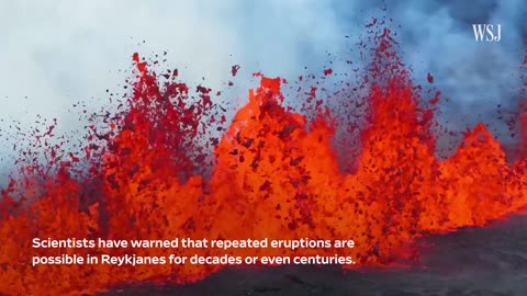 Iceland Volcano Eruption Triggers Evacuation WSJ News