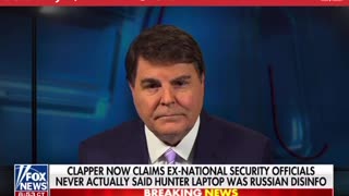 Clapper now claims ex-national security officials never actually said Hunter’s laptop was Russian disinformation