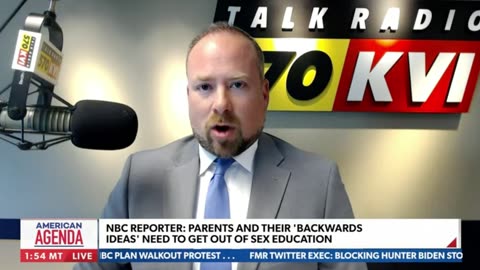 TPM's Ari Hoffman on an NBC reporter who thinks parents should not teach sex ed to their kids