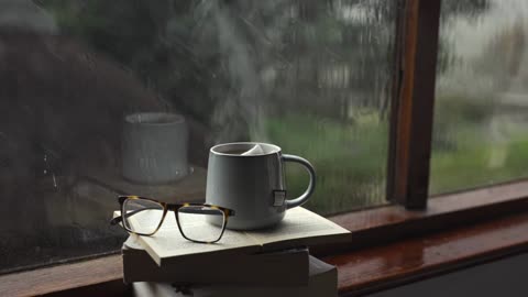 Rain On The Window While Relaxing for Sleep, Insomnia, Stress Relief and Study