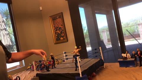 Action figure wrestling blue Empire episode three of 2024