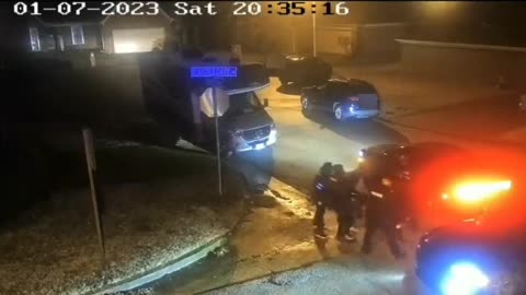 Video is showing five police officers surrounding and beating Tyre Nichols