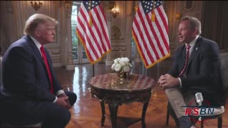 President Donald J Trump RSBN interview - 5 with 45