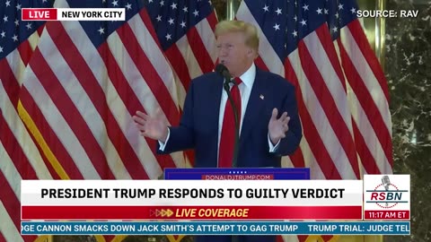 FULL SPEECH: President Trump Holds Major Press Conference After Guilty Verdict - 5/31/2024