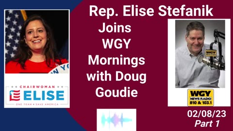 PART 1: Elise Joins WGY Mornings with Doug Goodie 02.08.2023
