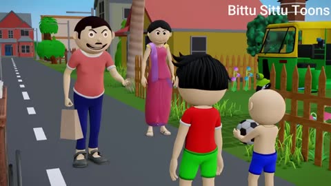 Pagal Bittu Sittu 99 | Chai Wala Cartoon | Bittu Sittu Toons | Pagal Beta | Cartoon Comedy
