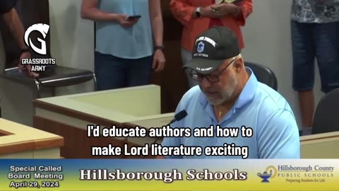 Veteran Leaves School Board Speechless