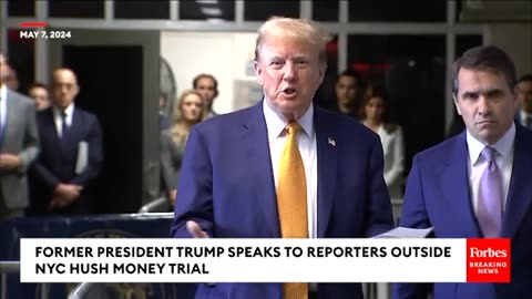 BREAKING NEWS: Trump Reads Reports He Says Shows NYC Hush Money Trial Is Unfair, Slams Gag Order