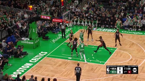 NBA Derrick White opens up the scoring and we're underway in Boston! Game 2: Heat-Celtics
