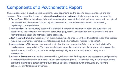 Understanding Psychometric Reports: Unveiling Insights into Personality and Abilities