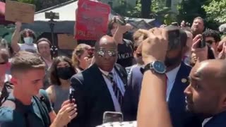 WOW: Byron Donalds Responds To Racist Insults By Anti-Israel Protestor