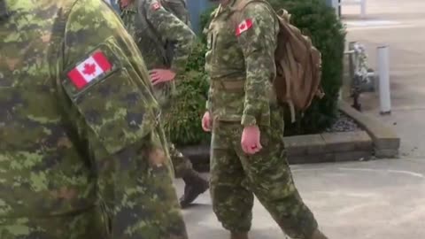Canadian Military goes door to door in Goderich