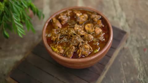 Indian village-made chicken curry