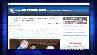 Alex Jones Told You About Soros' Nazi Ukraine In 2014, McCain Met With The Nazis - 2/28/14