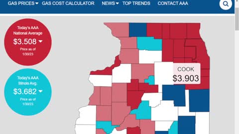 Gas prices going up in Illinois