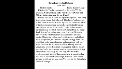 Bethlehem Medical Salvage